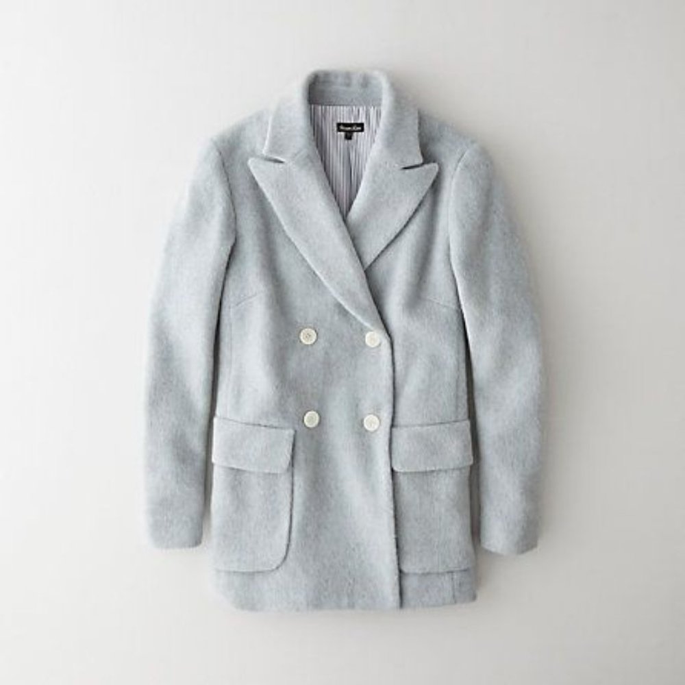 Steven Alan Delphine Coat Double Breasted Wool Felt Coat